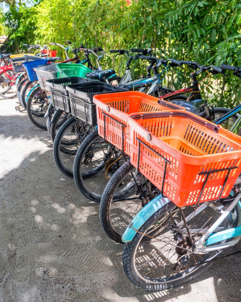 Bicycles in La Digue Bicycles in La Digue